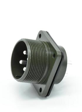 MS3208A2IIW-22S+MS31102A22-22P公母头4芯大电流率功型防水连接