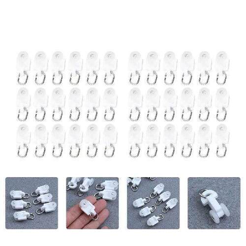 100 Pcs I-shaped Track Pulley Curtain Roller Accessories