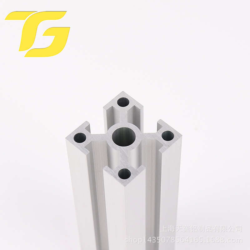3030铝型材欧标工业铝合金型材方管框架大孔加厚铝材氧化铝材