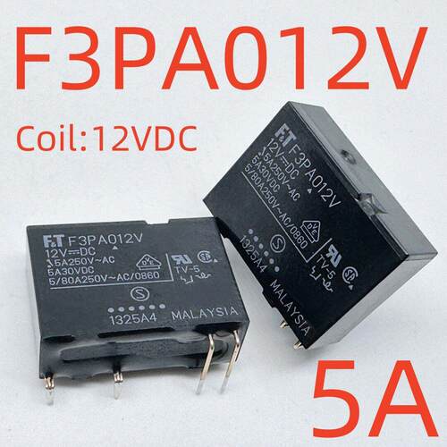全新原装 4脚 5A 继电器 F3PA012V ；F3PA005V ；F3PA