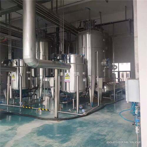 收效二手强制循环蒸发机2吨效浓缩多种蒸发器化工蒸回发双机