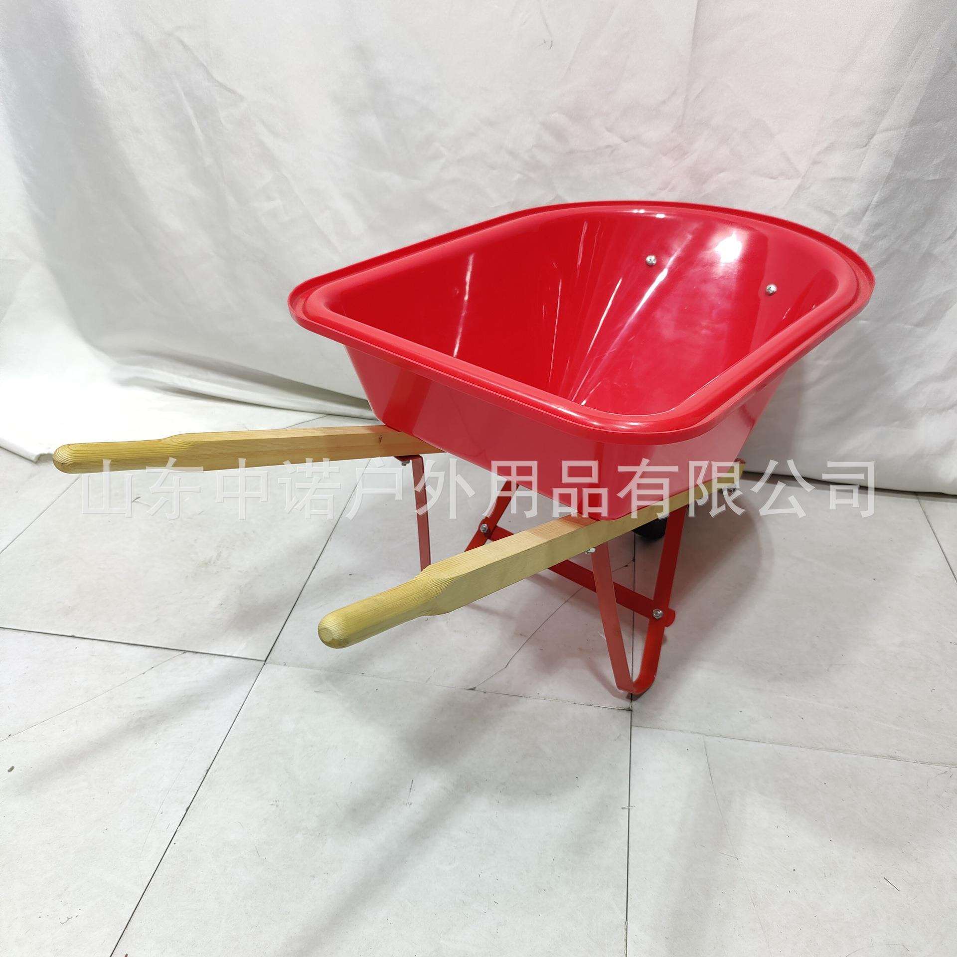 质塑木斗料户外花园独轮童手推车翻斗LXV小手推车玩沙玩具推沙儿