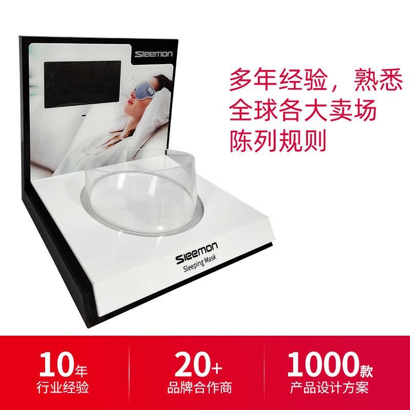 发光亚克力展示台带视频播放桌面展示架商场数码产品有机玻璃展架