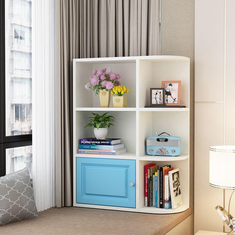 飘窗柜储物架柜书桌书柜一体柜UKW小墙角三角组合卧室书窗台柜置