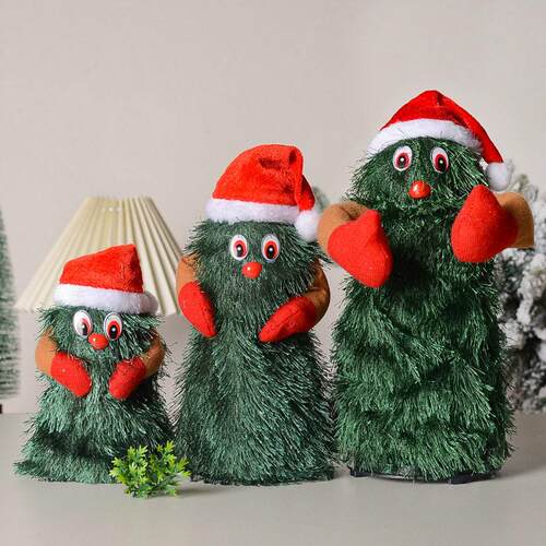 Electric Christmas tree doll danc sing toy decorate children