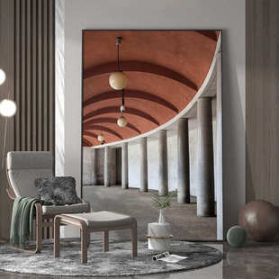 现代轻奢客厅玄关欧式装饰画长廊过道个性艺术背景墙壁竖版  挂画