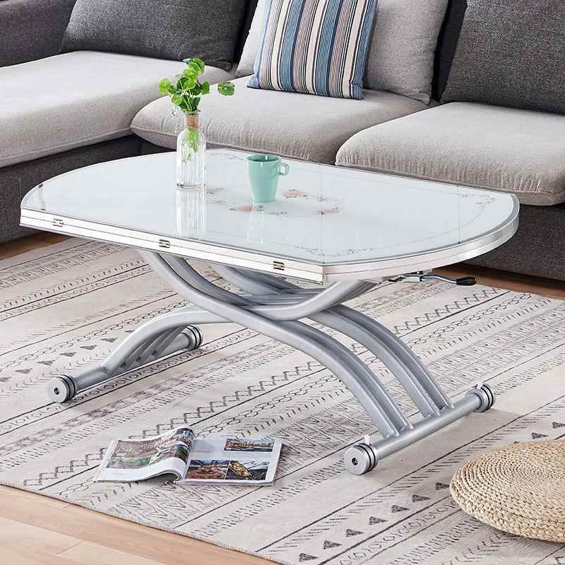 实升降茶XME几秒变餐桌多功能桌子两用折叠木动岩板简约户小型伸