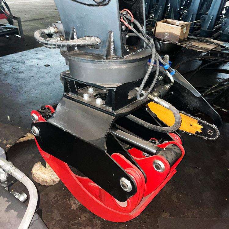 润沃 旋转夹锯 挖机改装属具 360度抱锯夹抓木机夹木锯路信RW-J13
