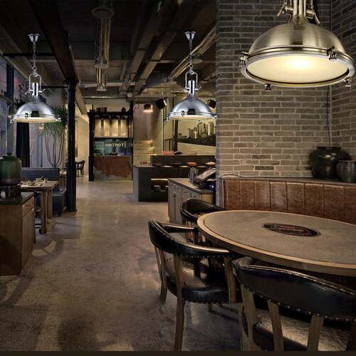 LOFT工业风金属吊灯连锁餐饮店烧烤店火锅店办公室工作室吊灯
