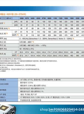 LS产电SV015/022/037/055/075/110/150/185/220/300/370IS7-4NO.H