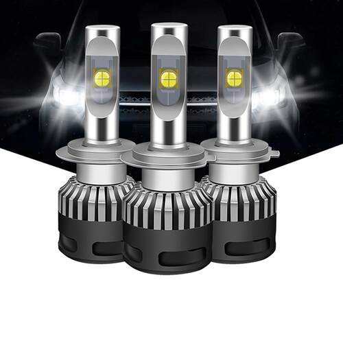 x9汽车led大灯xhp70车灯高亮聚光h4远近一体h7透镜e70改装灯泡