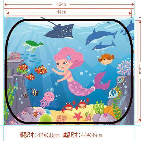 汽车秒贴遮阳挡隔热车内遮阳挡车窗静电吸附PVC贴侧窗遮光太阳挡