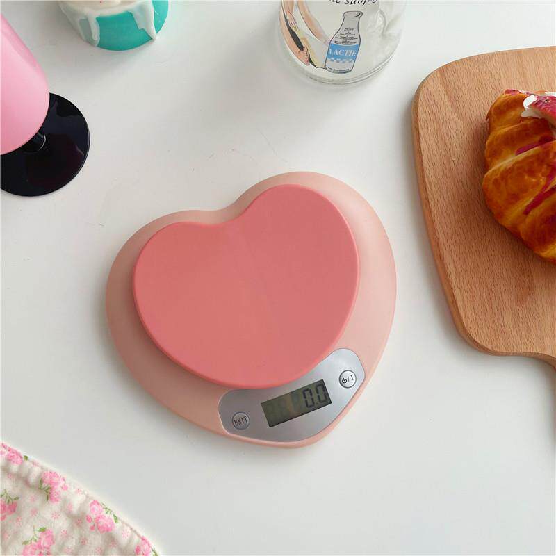 chubbybaby*独居女孩厨房好物~取悦自己爱心精准电子秤微型烘焙秤