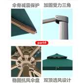 户外遮阳伞庭院伞室外大太阳伞户外摆摊防晒罗马伞别墅露台阳台伞