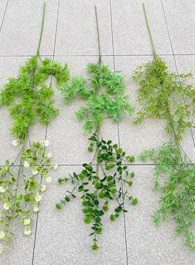 新款直销绿色系仿真花 2024春季新款 森林系婚礼花材 婚庆背景插