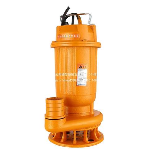污水泵化粪池抽粪家用220V排污泵农用抽水机2寸高扬程2.5寸潜水泵
