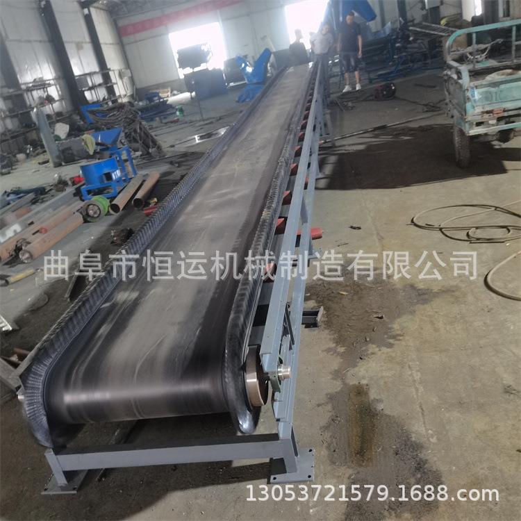 可移动升降输送机 袋装石灰运输机 肥料矿渣装车卸货传送带