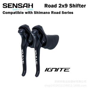 SENSAH顺泰18速公路车变速器2x9速指拨手变变把前拨后拨兼SHIMAN0