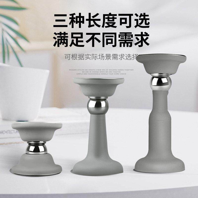 德国门磁吸撞免款打孔新防门挡器强铁地吸门阻卫生间门后硅胶门碰