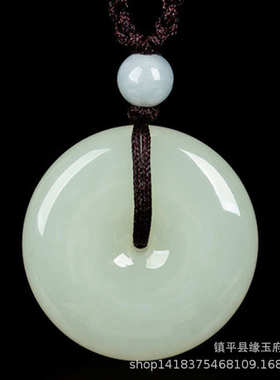 小号定做小巧工艺品情侣儿童宝宝玉佩扣大玉石平安款和田玉