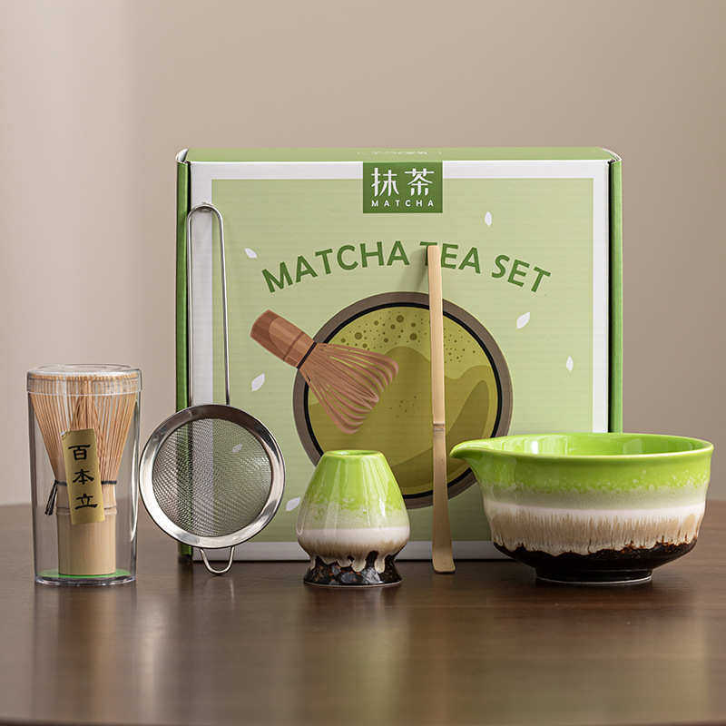 日式抹茶套组五件套陶瓷抹茶碗茶筅立茶勺百本立宋代点茶工具,餐饮具,茶具礼盒,淘宝优惠券,粉丝福利购,淘宝优惠卷
