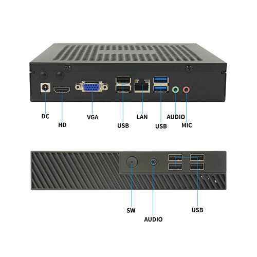 AMD7系列7330u7530u7730u双HDMI显示迷你电脑主机MiniPC工控机