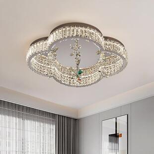 铧锒卧室水晶吸顶灯2025新款 轻奢全光谱护眼房间灯现代书房吸顶灯