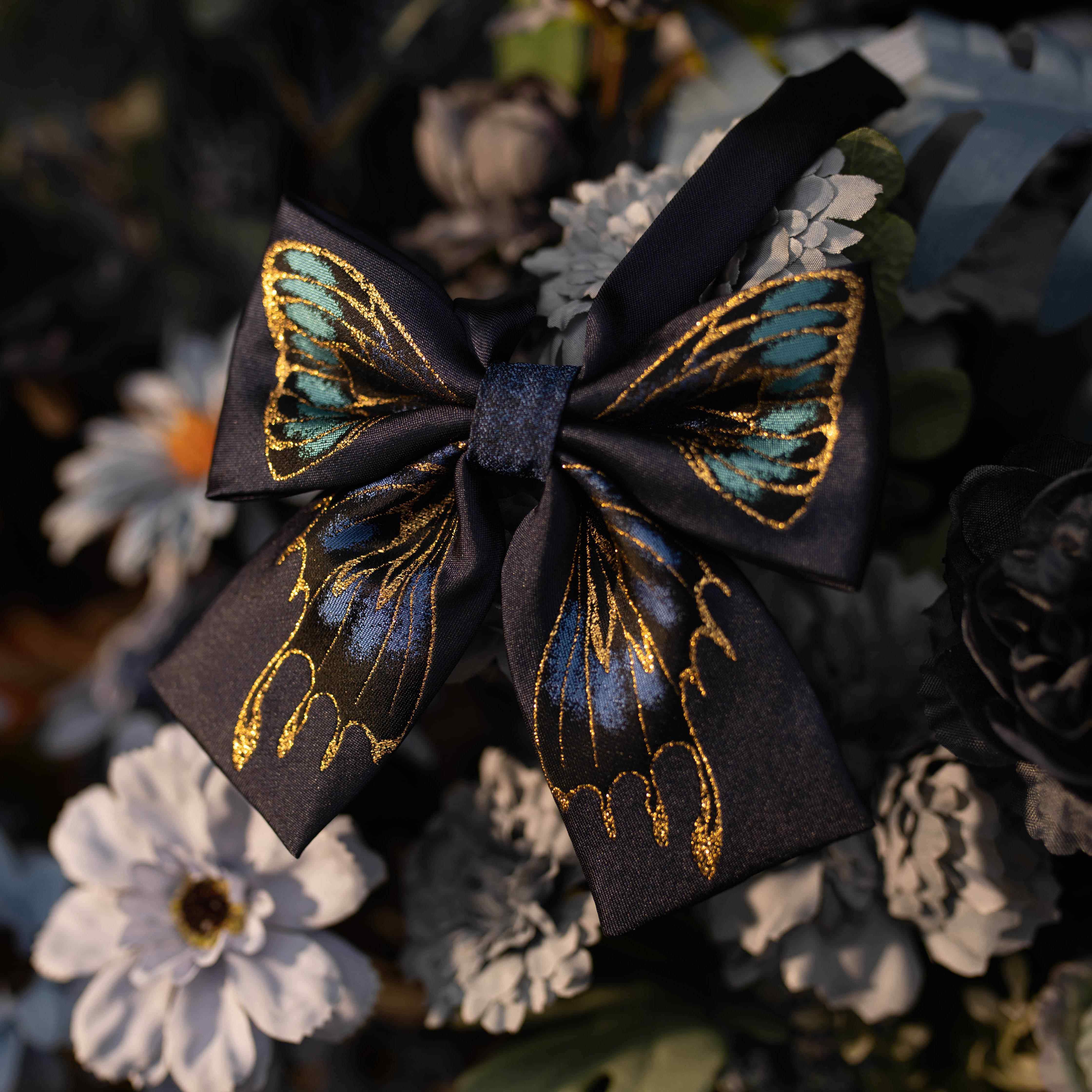 JK/DK小物定位提花织金金线蝴蝶领结现货,模玩/动漫/周边/娃圈三坑/桌游,JK制服/DK制服/学生装cos,淘宝优惠券,粉丝福利购,淘宝优惠卷