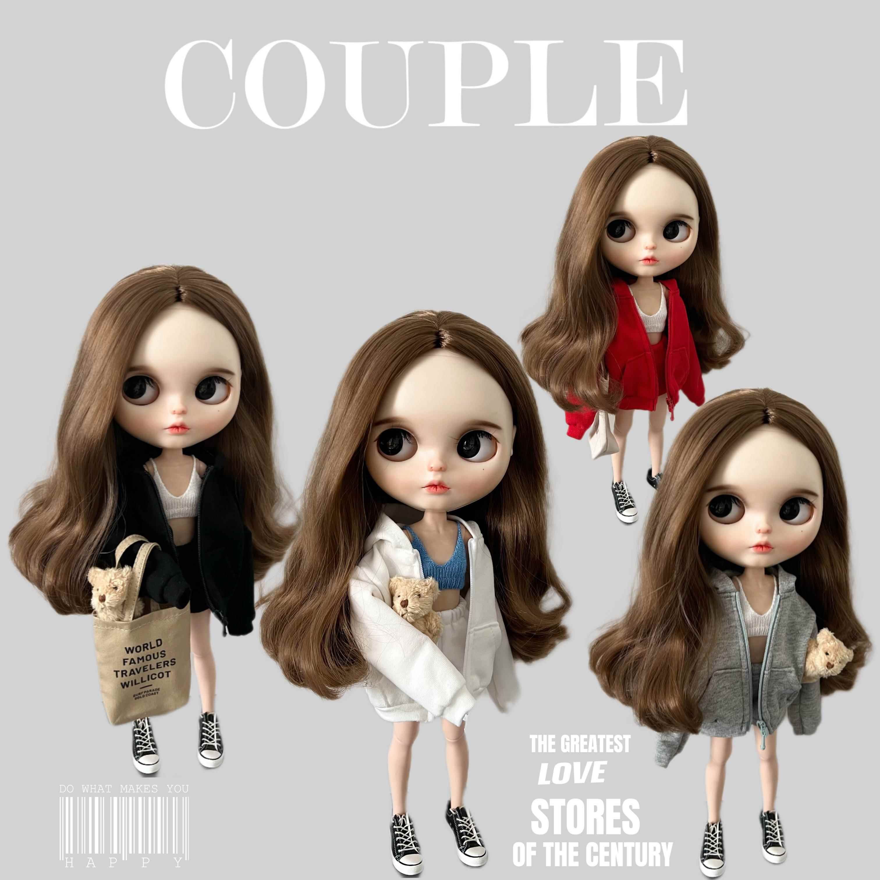 blythe小布娃娃衣服 ob24 26 27素体 pp fr azone19关节体娃衣