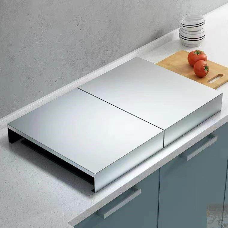 德国燃气灶盖板罩全封闭不锈钢燃气煤气灶盖板电磁炉架罩台灶底座