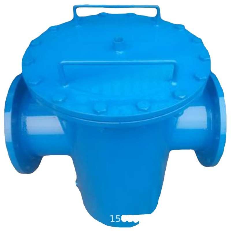 蓝式过滤器碳钢不锈钢T型污水提篮式快开直通管道除污器来图制作