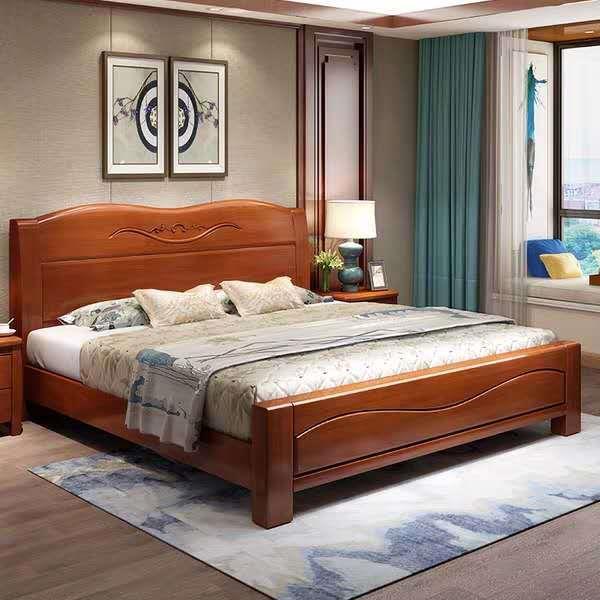 【爆款直降】实木VBZ人床1.8米双床主卧.5单人米储物床11.2米床