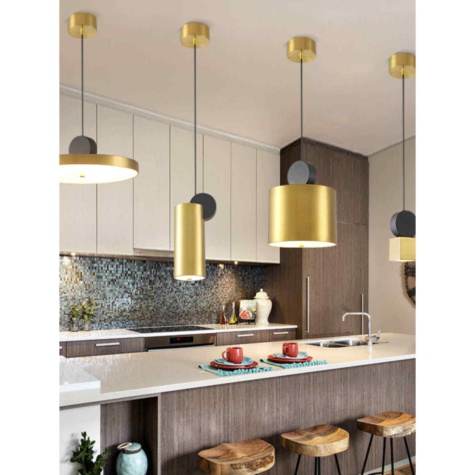 后现代创意北欧LED玄关服装店铺艺术设计师时尚咖啡厅小吊灯个性A