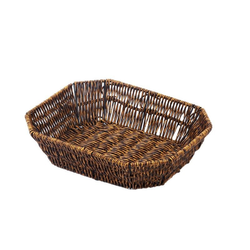 仿藤编果盘特色炸烤瓜子炸物糖果盘子花生点心盘蔬菜创意田园复古