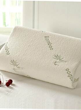 Bamboo Memory Foam Orthopedic Pillow 竹纤维记忆保健护颈枕头