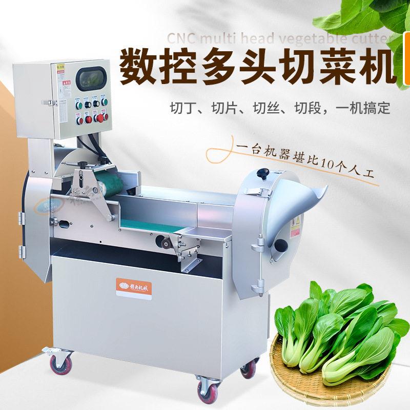 位厨房学校厨房工厂厨房专用于切菜的一款多功能切菜机双头切菜