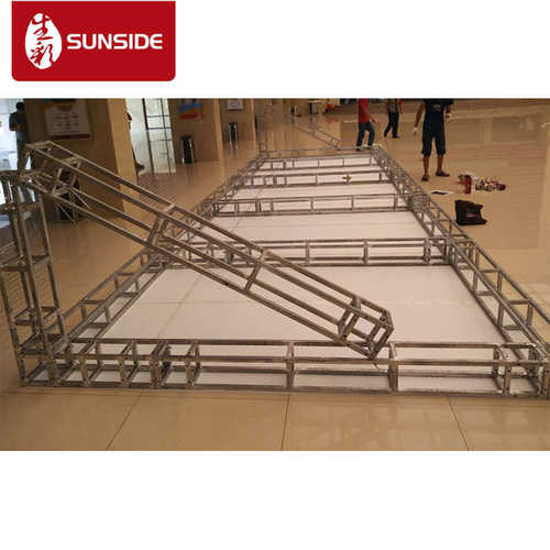 深圳桁架租售 专业广告舞台 背景墙 签名墙 销售摊位搭建制作灯布