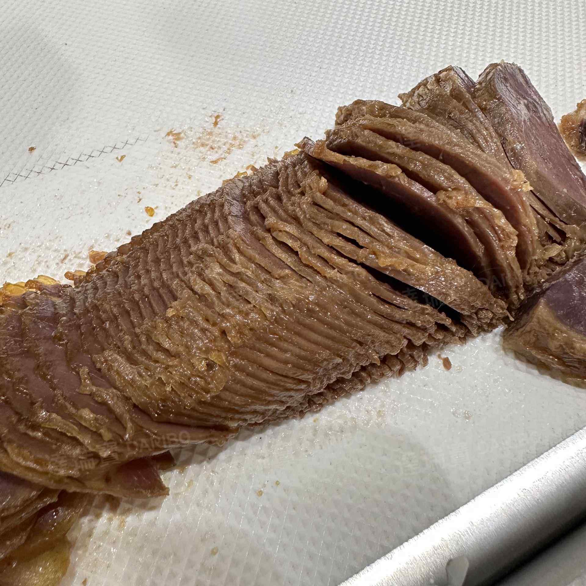 W牛百叶切片机 酱牛肉切片机超薄 牛肚牛杂切片机 羊肉冻切片机