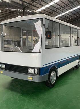 复古巴士公交车商业街商场装饰街景造型流动咖啡冰淇淋啤酒售货车