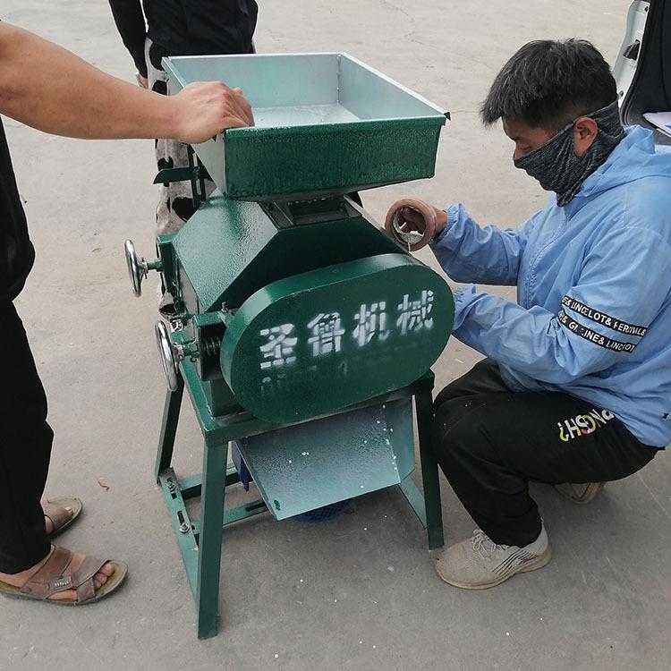 两相电豌豆破瓣机 对辊式花生破碎机 黄豆挤扁机