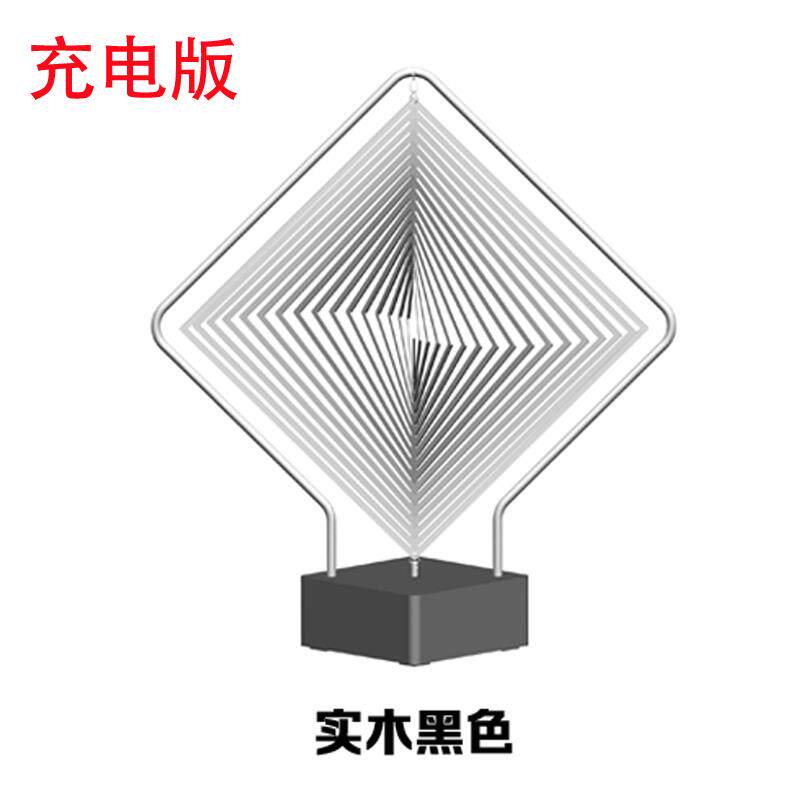 高档幻音机械方型波模熊创意高端桌面桌播搭潮玩装饰摆饰大蓝直间