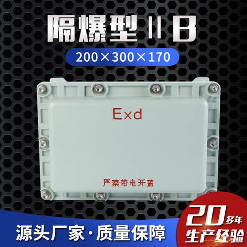 防爆配电箱多规隔防爆按钮箱爆型ⅡBT6 200×300×170防爆接线箱