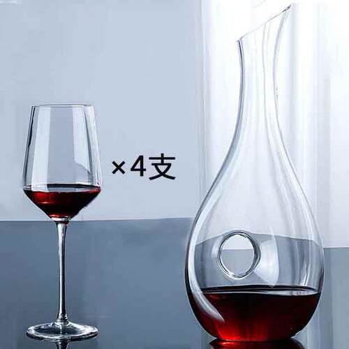 正品家用无酒铅水晶玻璃器蜗牛醒酒器西餐酒庄品酒倒红厅酒倒酒壶