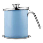 304不锈钢油壶 厨房家用防漏油瓶 大容量过滤油渣猪油储油罐