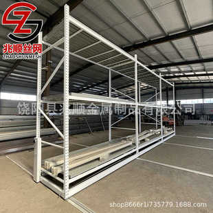 轨道式多层移动苗床 暖棚苗床蔬菜大棚可移动苗床花卉种植轨道苗