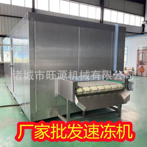 工业隧道冻机 蚕豆剥荚脱皮流水线 豇豆速冻机使用说明
