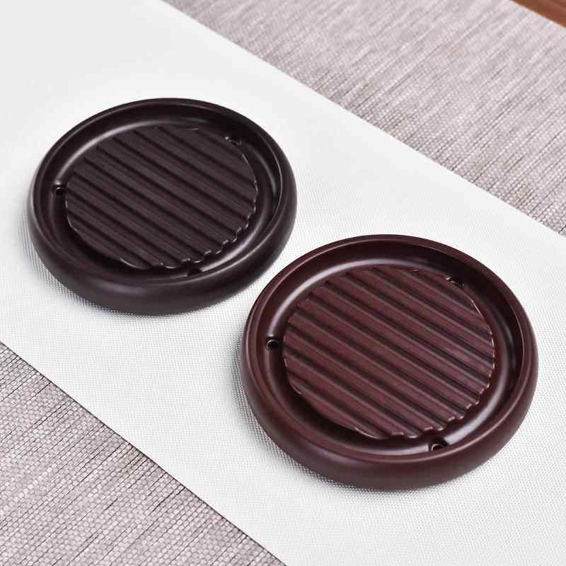 圆形电木壶承 家用紫砂壶配件 泡茶用壶承托 红色黑色选择,餐饮具,茶托,淘宝优惠券,粉丝福利购,淘宝优惠卷