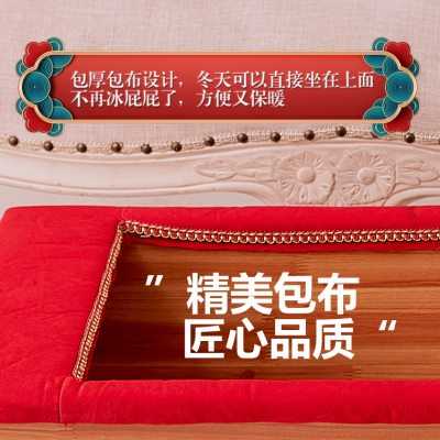 加深桶取暖器电火桶实木烤火炉暖脚器家用烘脚烤火器烤火箱火桶