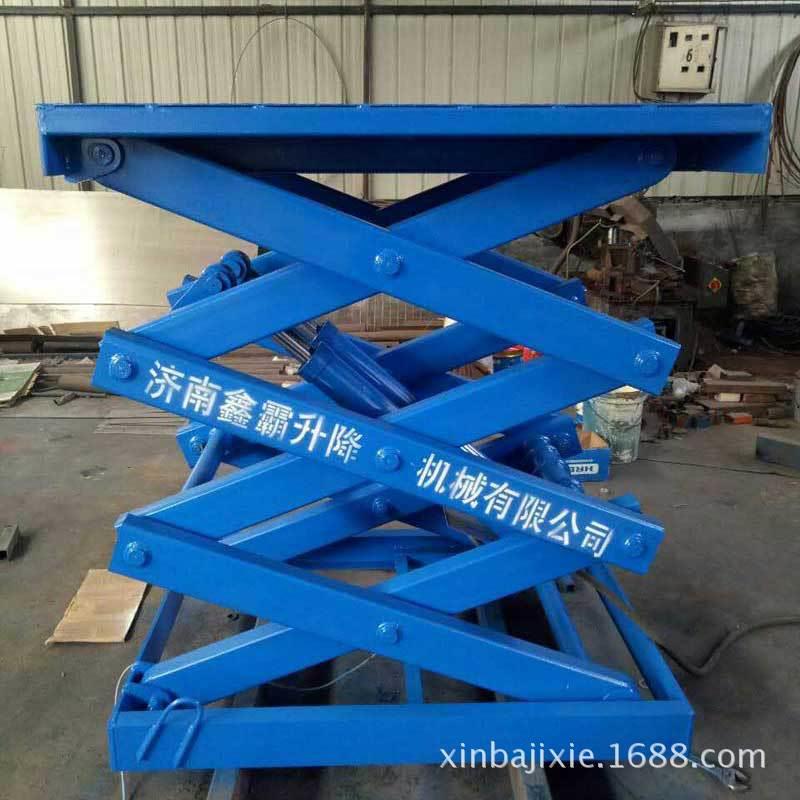 定制1吨2吨吨5吨电动液压升降货梯固定剪叉升降平台