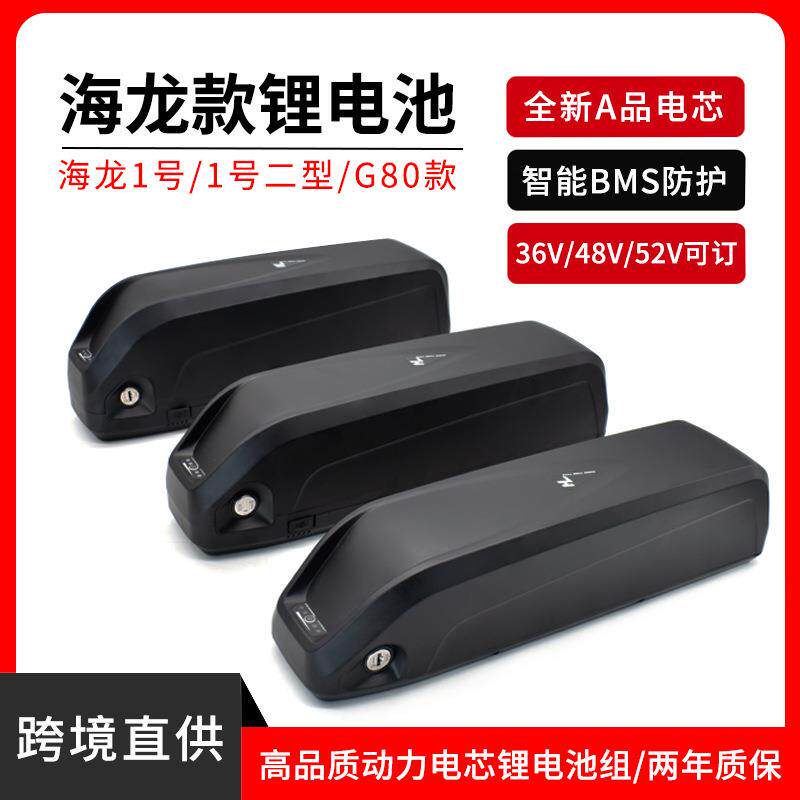 跨境出口48V13Ah15Ah 20Ah海龙锂电池48V山地自行车电动车锂电池